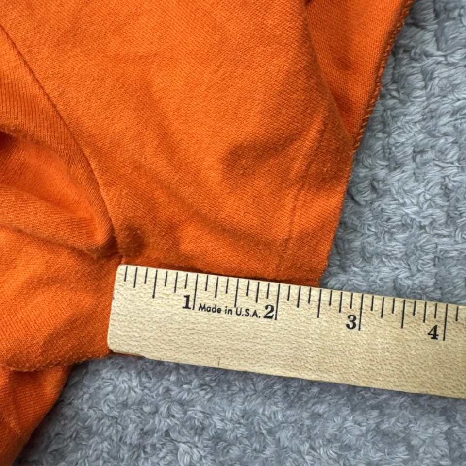Pantalones Cortos de Gimnasio Universidad de Texas Años 80 Naranja Artex Talla Mediana 32-34 2.5" Foto 3 de 4