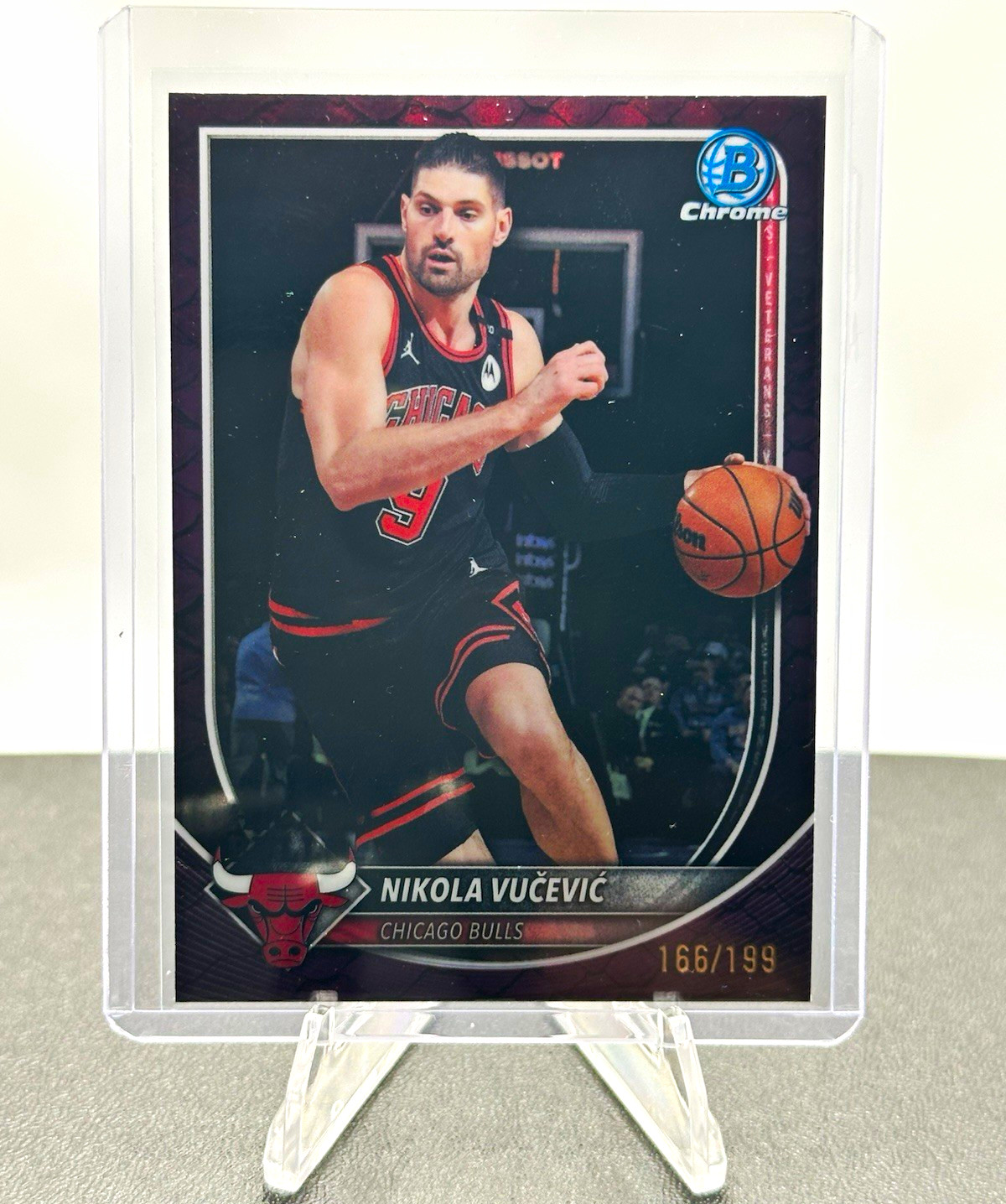 Topps 2025-26 Bowman Chrome Nikola Vucevic Chicago Bulls BCV-157 /199