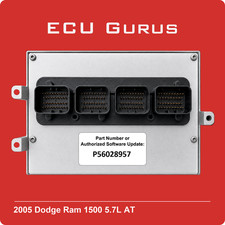 2005 Dodge Ram 1500 5.7l At Engine Computer P56028957 Vin Programmed Ecm Pcm