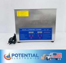 Uimoso 6L Ultrasonic Cleaner with Timer Heating Machine Digital Sonic Cleaner   