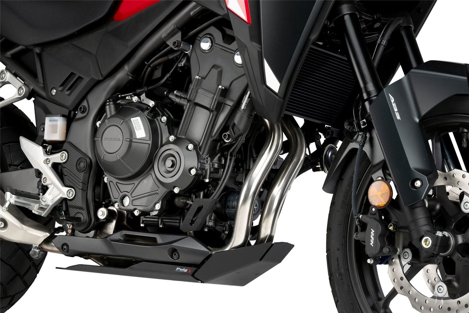 Puig Black Aluminium Belly Pan Honda NX500 2024-2026