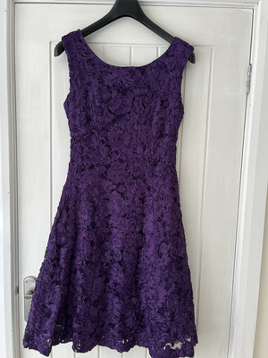 phase eight purple lace dress Phase Eight Sakura Blue Embroidered Midi Dress Pale Blue Size 4