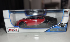 Maisto Special Edition Bugatti Chiron Sport 1:18 Red/Black Diecast Model Car