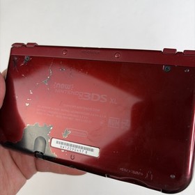 New Nintendo 3DS XL Red Console US Model - Tested! W Charger Stylus