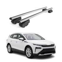 DachträGer GrundtäGer FüR Skoda Elroq 2024-2026 75Kg Aluminium Silber 2 Tlg