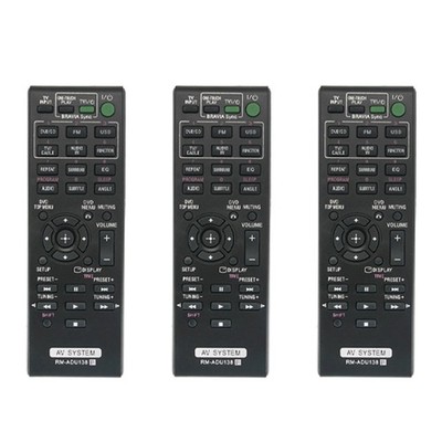 3X RM-ADU138 Fernbedienung Geeingnet für  AV System DAV-TZ145 HBD-TZ140 HBD1321