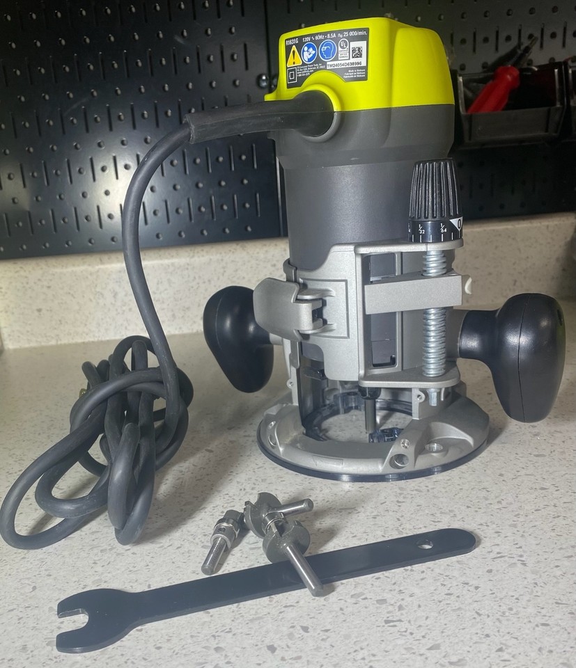 Ryobi Router R63k RYOBI 8.5 Amp 1-1/2 Peak HP Fixed Base Corded Router R1631K | eBay