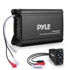 Pyle 4 Channel Wireless BT Streaming 600 WATT Max Waterproof Marine Amplifier
