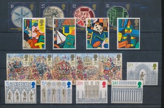 LT05529 Great Britain 1989 selection of nice stamps fine lot MNH