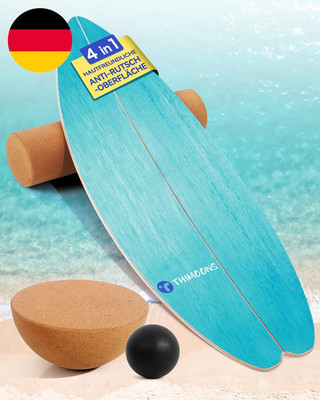 Balance Board Erwachsene | Rutschfeste Oberfläche & Rocker Shape | Surf Balanceb