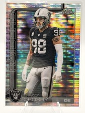 Maxx Crosby 2025 Topps Chrome Disco #180 Las Vegas Raiders NFL Football Card