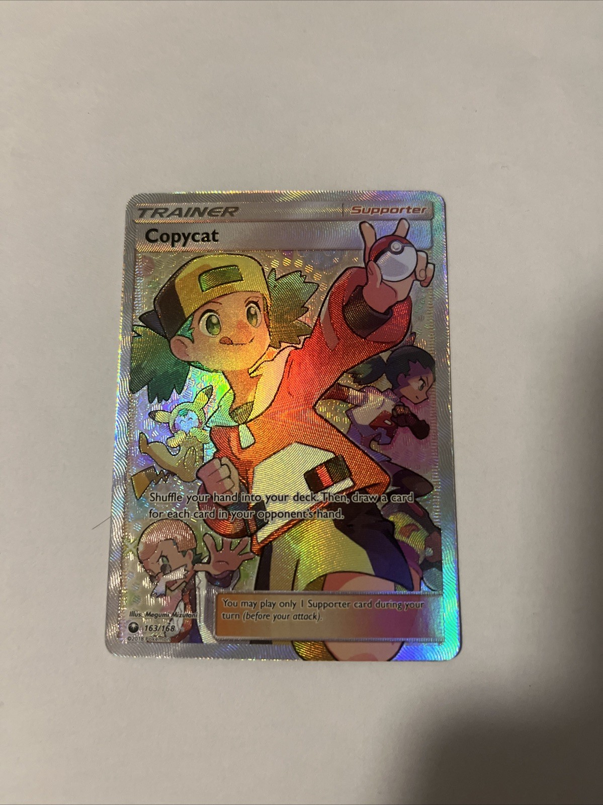 Pokémon TCG Copycat Sun & Moon: Celestial Storm 163/168 Full Art (NM)