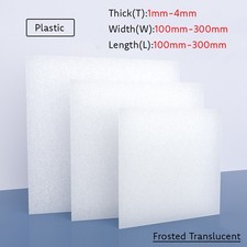 Frosted Transparent Plastic Sheet PVC Lampshade DIY Board Rectangular Plate