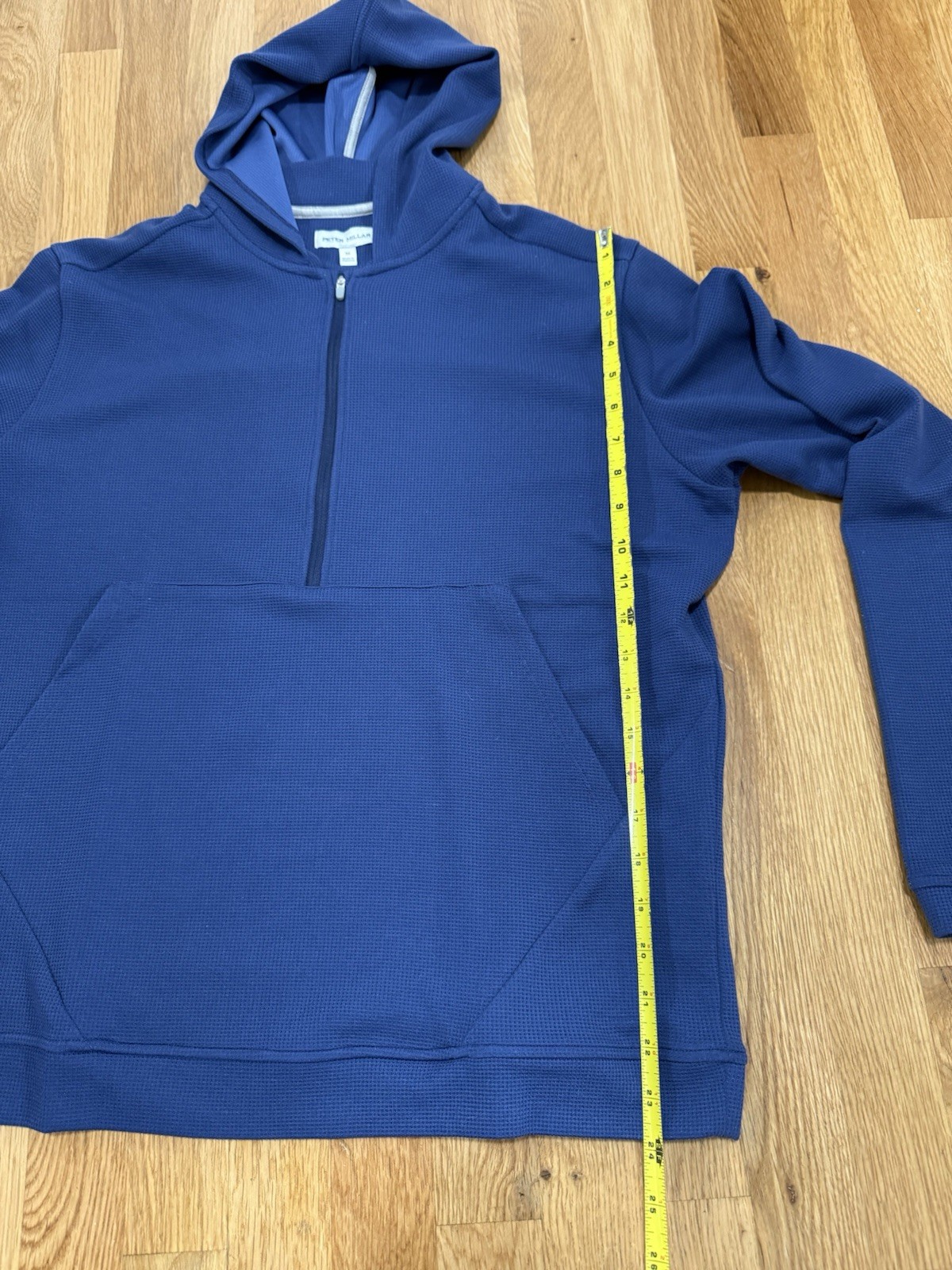 Peter Millar Grid Performance Half-Zip Hoodie Med… - image 4