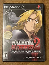 Sony PlayStation 2 PS2 CIB Fullmetal Alchemist 2 Curse of the Crimson Elixir DVD