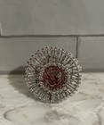 Safety Pin Clear Bead Christmas Tree 5 Inches Vintage Retro Handmade — photo 3