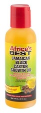  2 PACK Africas Best Jamaican Black Castor Growth Oil 4 Ounce
