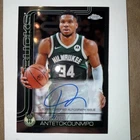 Giannis Antetokounmpo Auto Milwaukee Bucks 2025-26 Topps Chrome TCA-GA