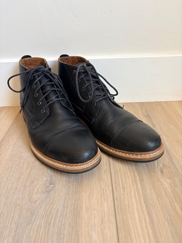 Timberland Men's West Haven Leather Waterproof Chukka Boots Black Size 9