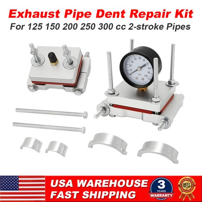#ad #ad US 2 Stroke Pipe Dent Repair Removal Kit For 125 300cc w 100psi Pressure Gauge $89.99