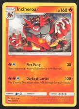 Incineroar Sun & Moon Base Set 26/149 Rare SM01 Pokemon TCG Card LP