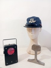 Lotto F.S. Ferrovie Dello Stato Cappello Lampada di Manovra "Fetta " Binario