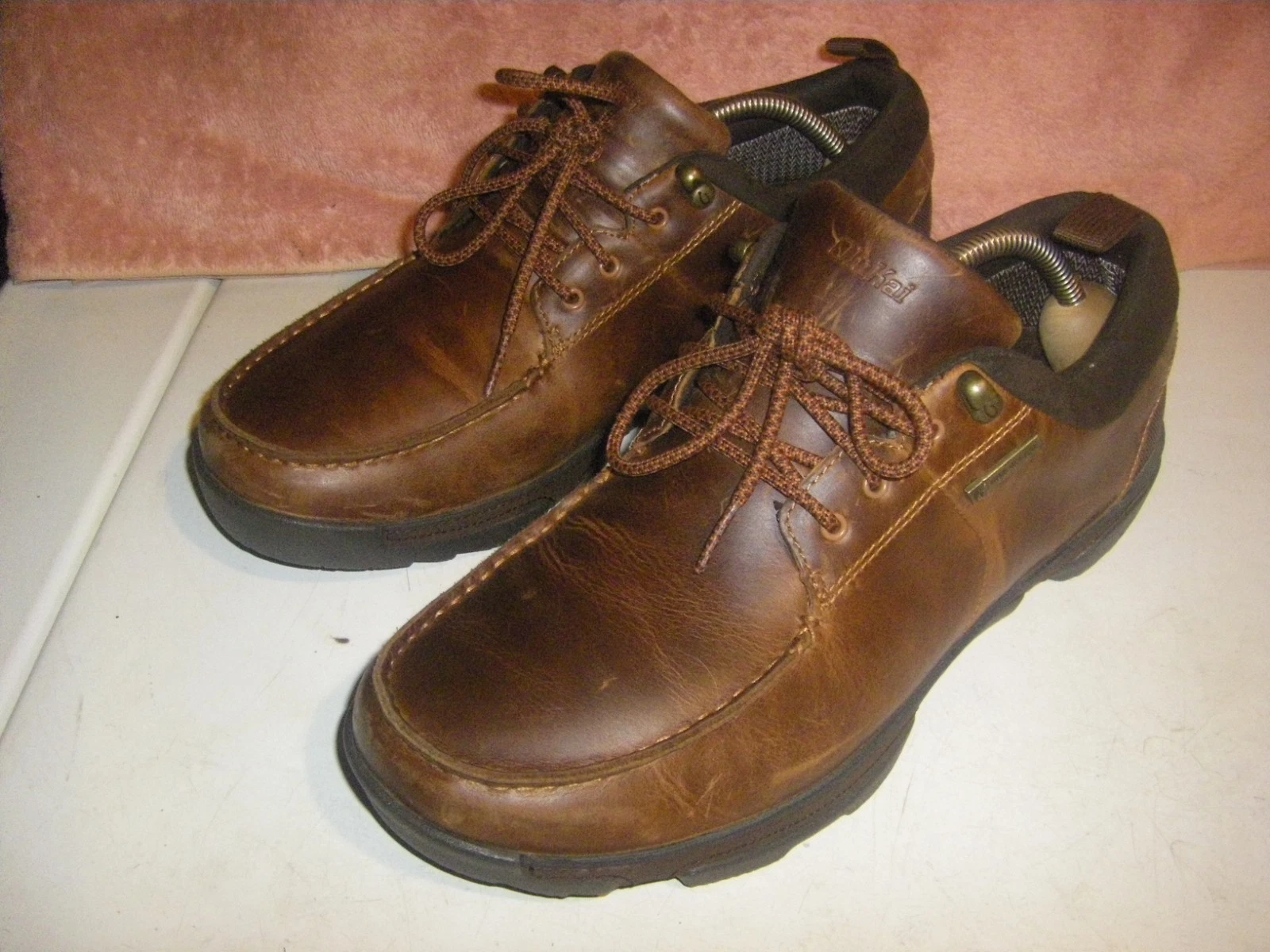 Olukai Makoa Boot Men’s Size 10 Brown Leather waterproof Shoes Lace Up