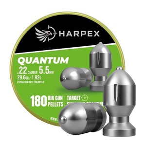 Harpex Orion .22 Cal (5.5mm) Airgun Pellets - Lead Heavy Impact 26.2gr