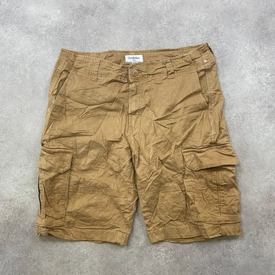 Goodfellow & Co Cargoshorts Herren 34'' Relaxed Fit Baumwolle Westernhose, Beige