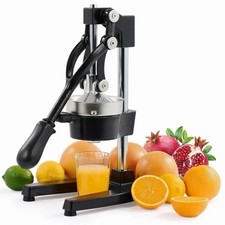 Manual Cast Iron Citrus Juicer Press Heavy Duty Orange Lemon Grapefruit Squeezer