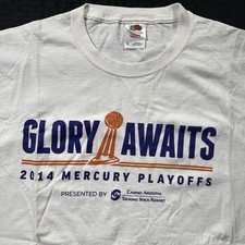 WNBA Phoenix Mercury Glory Awaits 2014 Playoffs SGA T Shirt Size XL Finals
