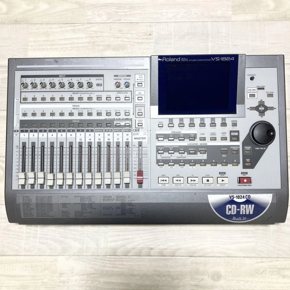 Roland VS-1824CD 24 Bit Multi Track Digital Sound Recorders - TESTED from Japan - Image 2 of 4