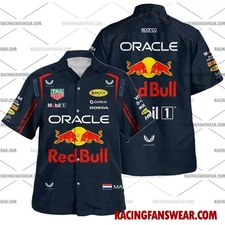 Max Verstappen Formula One Racing 2025 Hawaiian Shi