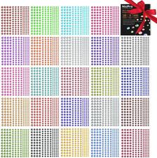 4125 PCS Self Adhesive Rhinestone Stickers, Bling Gem Stickers