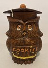 Vintage 1960's/70's Treasure Craft Owl Graduate Ceramic Cookie Jar- Great Shape! — photo 1