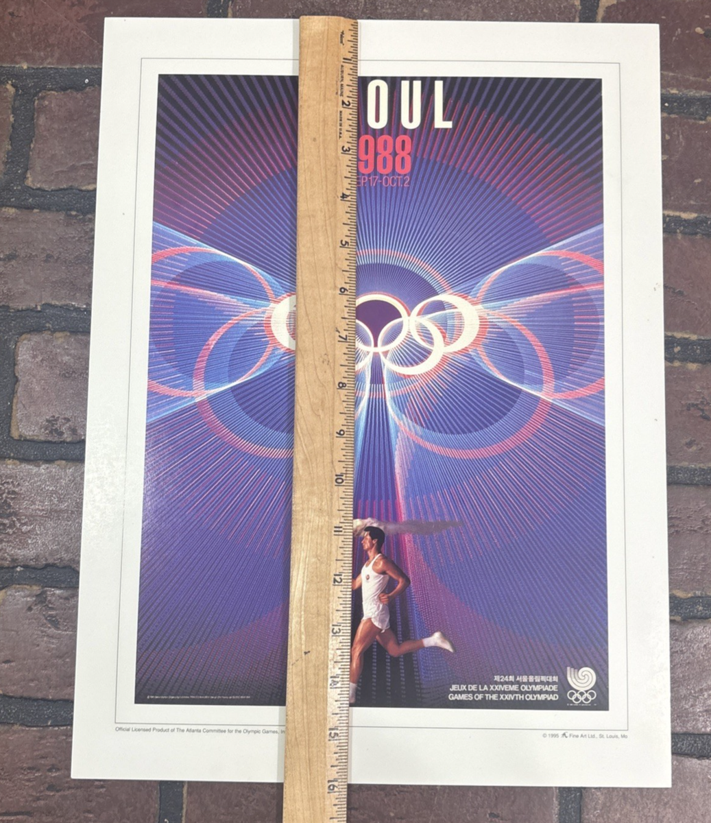 1988 Olympic Games Poster 12x16 Seoul, South Korea Art Print | eBay