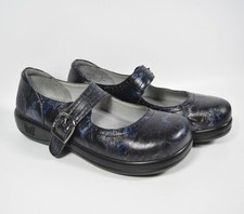 Alegria By PG Lite Day-741 KOU-148 Black Metallic Mary Jane Shoes US 9-9.5 EU 40