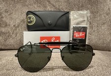 Ray-Ban Outdoorsman Polished Black Green G-15 Lens RB3030 L9500 58mm Sunglasses