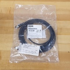 Siemens 6GT2891-4FH50 Cordset, 8 Pin M12 Male To 8 Pin M12 Female, 5 Meters