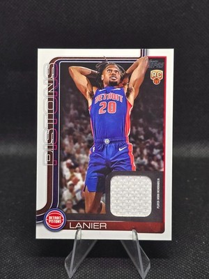 2025-26 Topps #FRO-CL Chaz Lanier Flagship Real One Relics Detroit Pistons RC