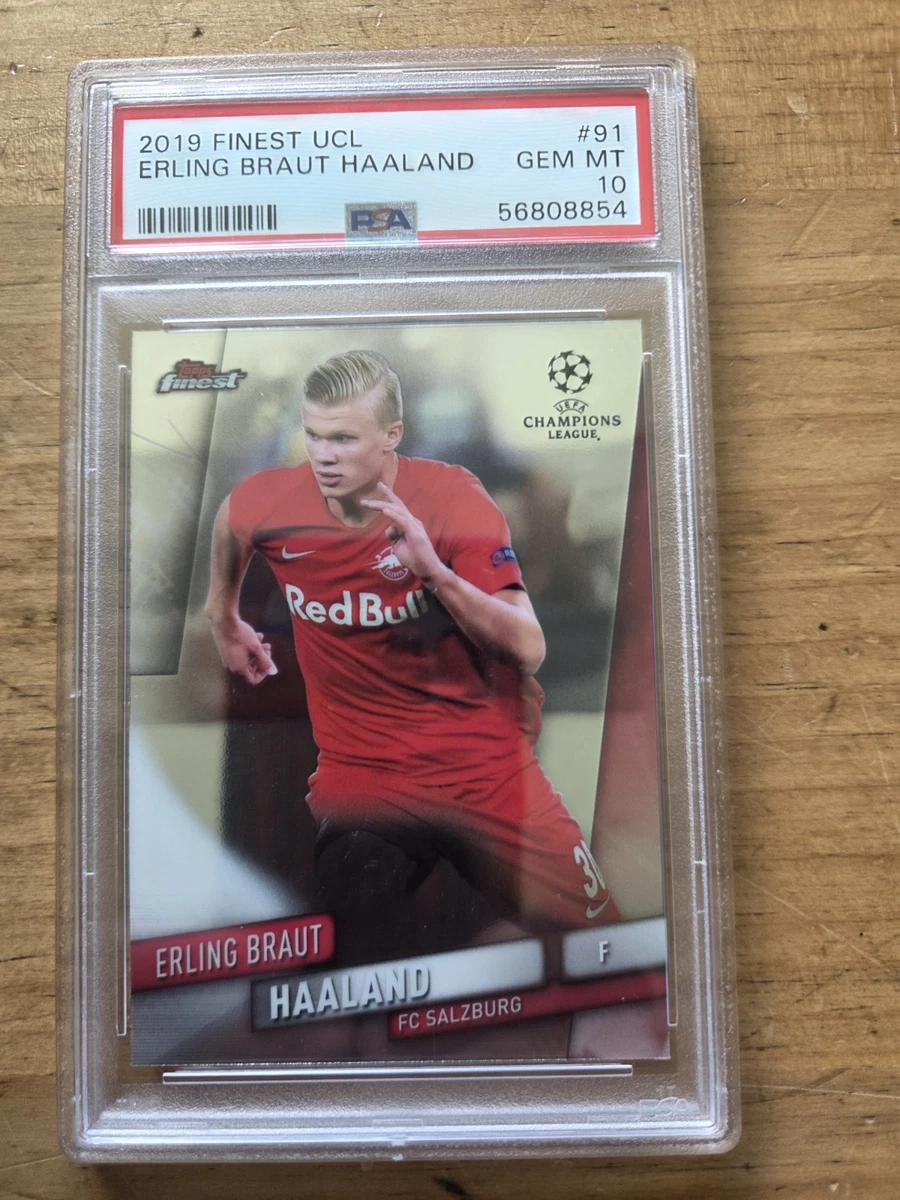 2019-20 Topps Finest UCL Erling Haaland #91 for sale | eBay