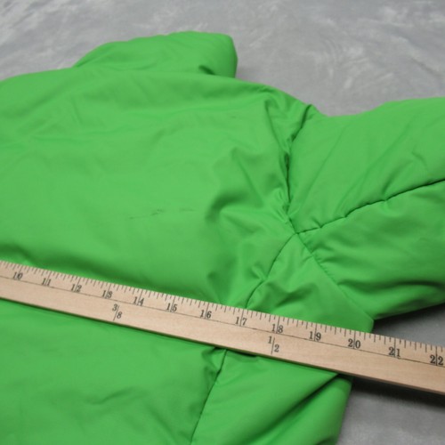 Nike Down Jacket Youth Large 12-14 Green Swoosh Zip Pockets Ripstop Full Zip - Picture 22 of 23