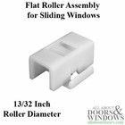 Roller Assembly (Flat) - Sliding Windows, Nylon