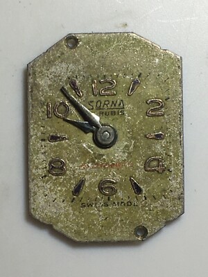 SORNA 17 RUBIS WATCH VINTAGE EB CAL.1225 FOR PARTS / G3772