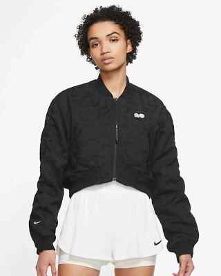 Nike Bomber Jacke Naomi Osaka Tennis Maneki-neko Cropped DJ4657-010 Neu S