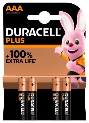 5 x 4er Blister Duracell Plus AAA Micro Power Batterien Alkaline MN2400 LR3
