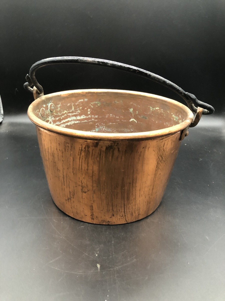Antique COPPER APPLE BUTTER/CANDY KETTLE- D Picking Co Bucyrus