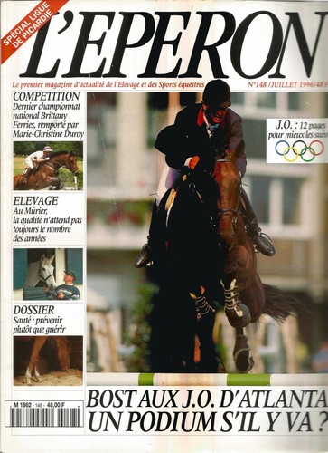 L EPERON N°148 SANTE PREVENIR PLUTOT QUE GUERIR / J.O ATLANTA / ELEVAGE : MURIER
