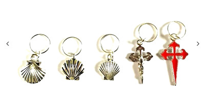 Jakobsweg Pilger Reißverschluss-Pulls - 5 Stile