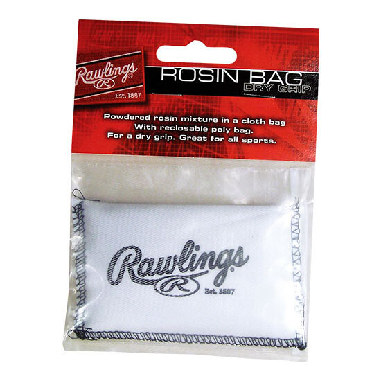 Rawlings Baseball Rosin Bag ROS1 Powdered Rosin & ReClosable Bag For